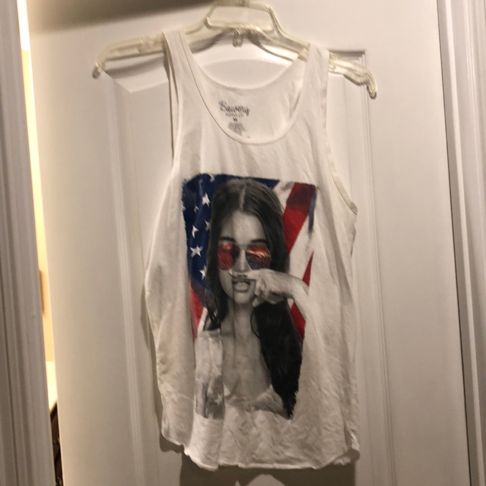 Bowery American flag tank top